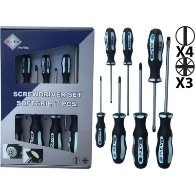 Bato Skruetrkkerst 4LK+3PZ - 7 stk.