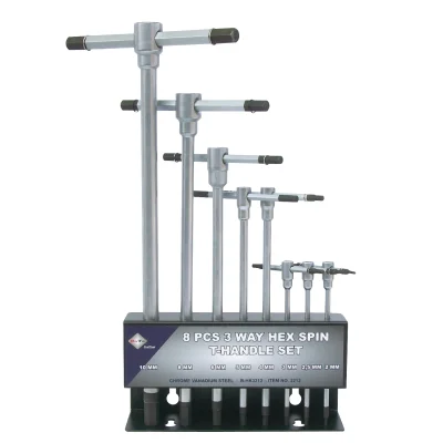 Bato Stiftnglest T-Greb 2-10 mm. - 8 dele