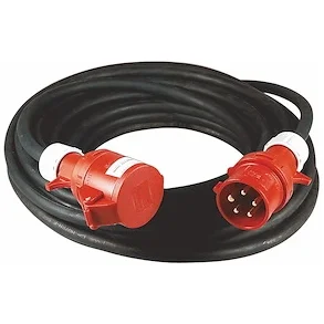 CEE Forlngerkabel 3-faset m/fasevender | 25 m.
