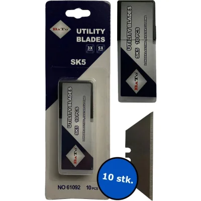 Bato Knivblade "Stanley-model", lige - 10 stk.