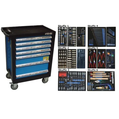 Bato Vrktjsvogn m/7 skuffer - 468 dele
