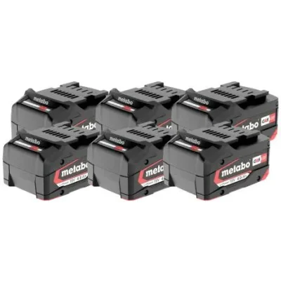 Metabo Batterist 6x Li-Power Batteri 18V/4,0 Ah