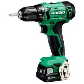 Hikoki Akku Bore-/Skruemaskine DS12DA (Inkl. 2x 2,5 Ah Batterier og lader)