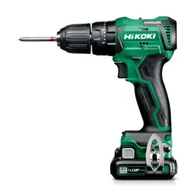 Hikoki Akku Slagboreskruemaskine DV12DD (Inkl. 2x 4,0Ah batterier og lader)