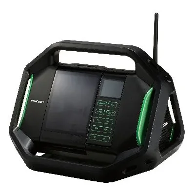Hikoki Akku Radio UR18DSAL (Inkl. 2x AA batterier og AC strmadapter)