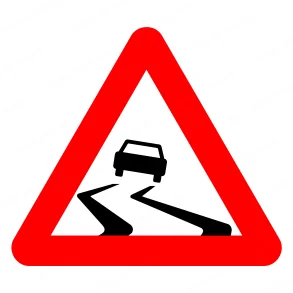 Advarselstavle A31 | 70cm | Glat Vej