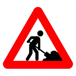 Advarselstavle A39 | 70cm | Vejarbejde 