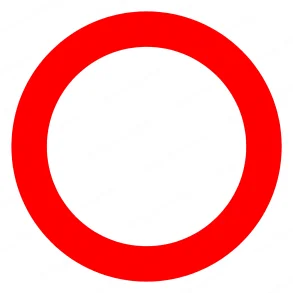 Forbudstavle C21 | 50cm | Krsel Begge Retn. Forbudt 