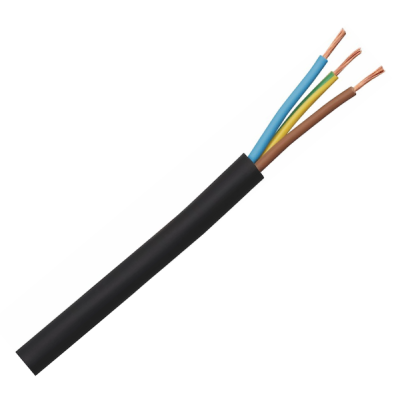 Gummikabel 1 meter | 3x1,5 mm&sup2;