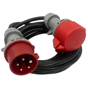 Kabelst CEE 16A neopren 5G1,5 5m m/fasevender