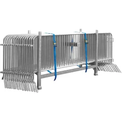 Publikumshegnsst inkl. transportstativ, hegn &amp; surringer