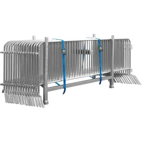 Publikumshegnsst inkl. transportstativ, hegn & surringer