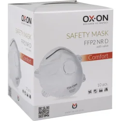 OX-ON Stvmaske FFP2 m/ventil - 10 stk.