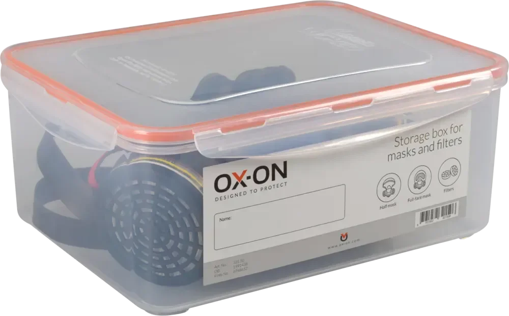 OX-ON Opbevaringsboks t/ masker og filtre | Toolshoppen.dk