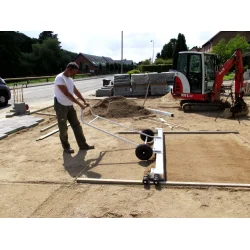 Baron AK Planervogn m/hjulst og 2m planerskinne