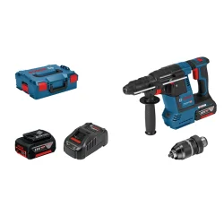 Bosch Akku Borehammer GBH18V-26F (Inkl. 2x 6 Ah batterier og lader)