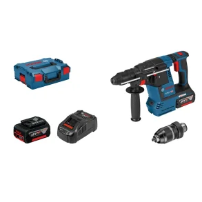 Bosch Akku Borehammer GBH18V-26F (Inkl. 2x 6 Ah batterier og lader)