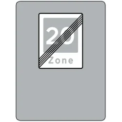 Oplysningstavle E53.4 | 90x120 | Folk p vejen