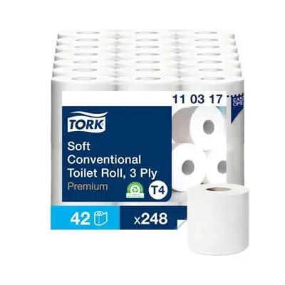 Tork Toiletpapir Soft 42 rl. | 3-lags